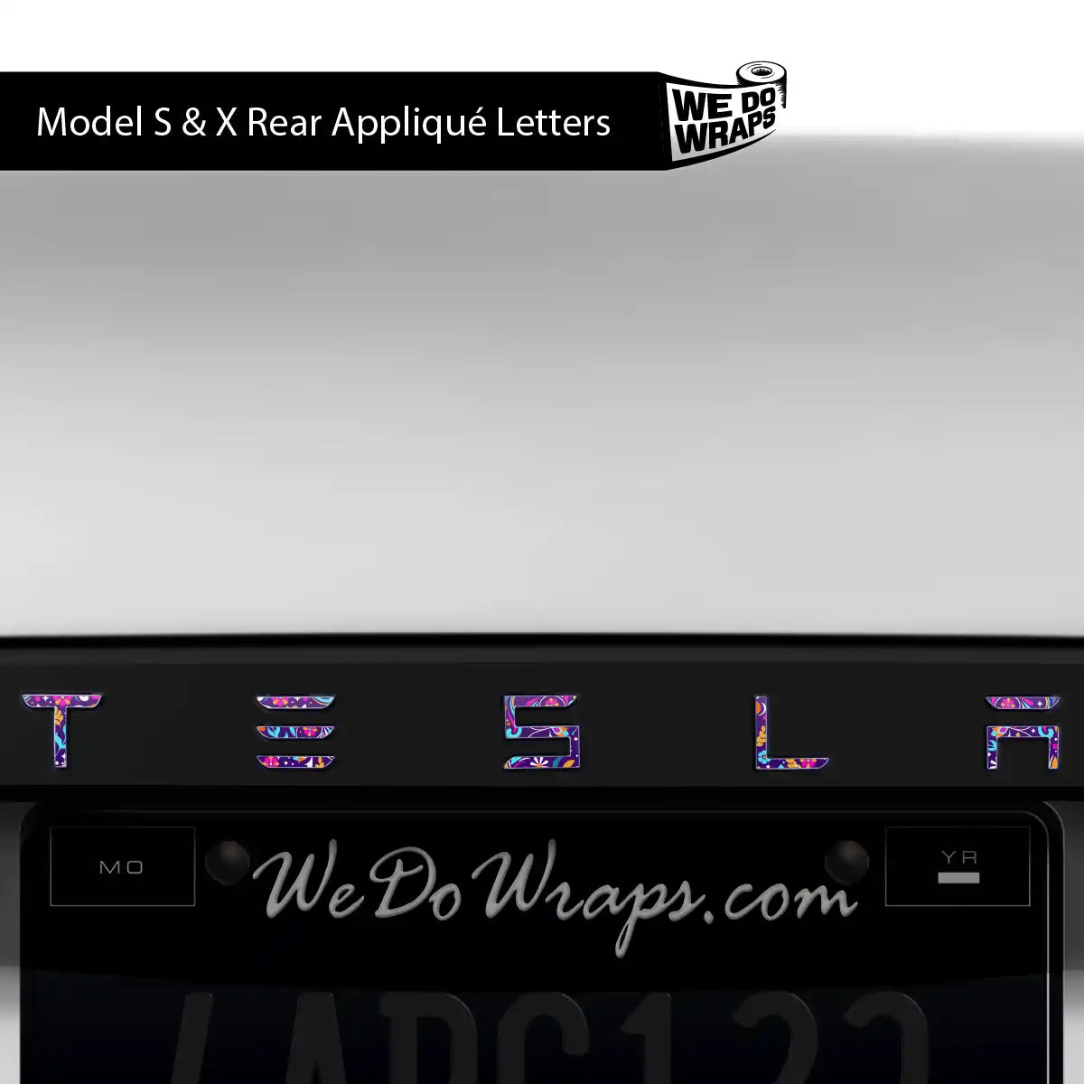 Día de Muertos Tesla Emblem Decals (Front + Back) | Model S
