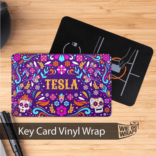 Día de Muertos | NFC Key Card Wrap - Tesla Emblems