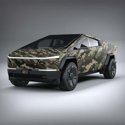 Digital Army - Tesla Cybertruck DIY Precut Kit - Tesla Emblems