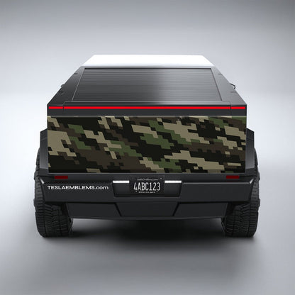 Digital Army - Tesla Cybertruck DIY Precut Kit - Tesla Emblems