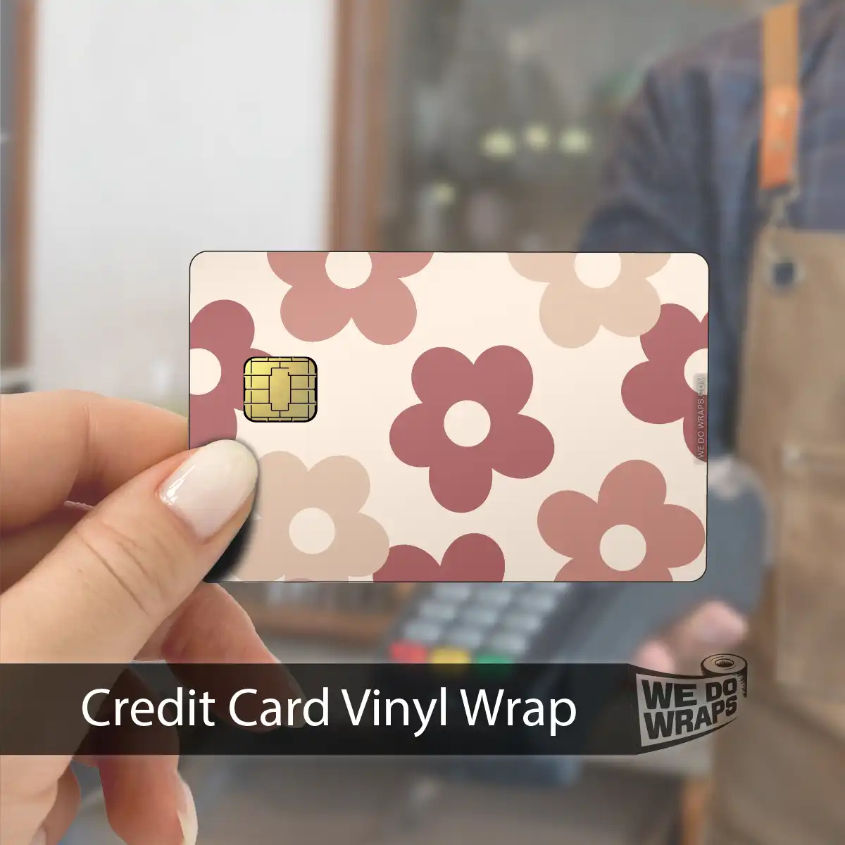 Ditsy Daisy | NFC Key Card Wrap - Tesla Emblems