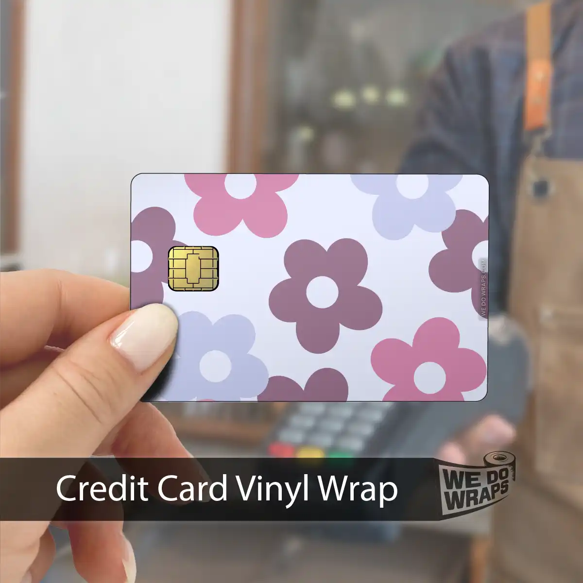 Ditsy Daisy | NFC Key Card Wrap - Tesla Emblems