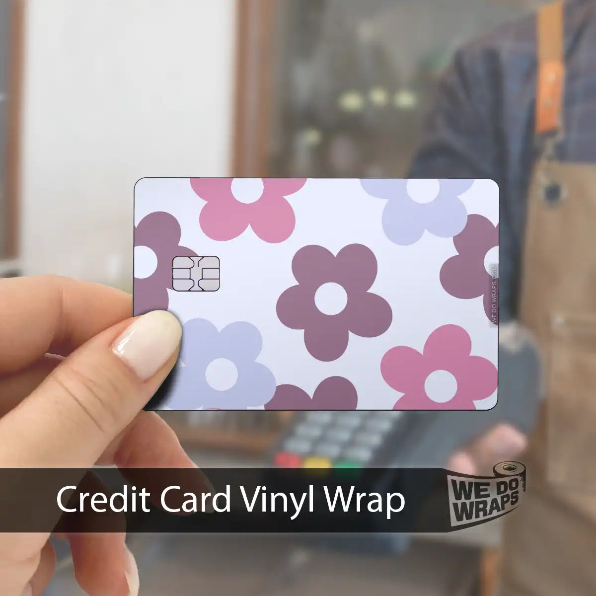 Ditsy Daisy | NFC Key Card Wrap - Tesla Emblems