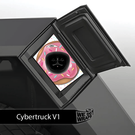 Donut Tesla Charge Port Wrap | Cybertruck - Tesla Emblems