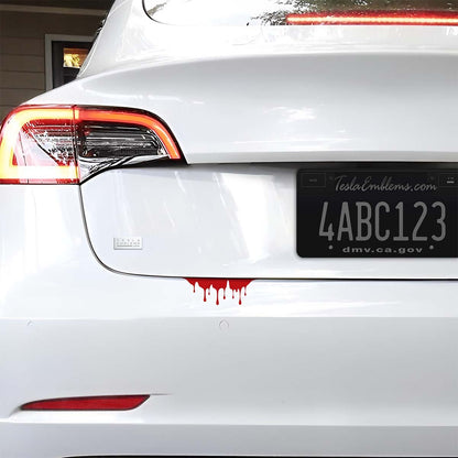 Dripping Blood Vinyl Decal Sticker - Tesla Emblems