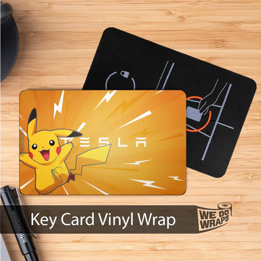 Electric Terrain Pikachu | NFC Key Card Wrap - Tesla Emblems
