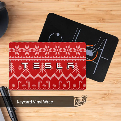 Fair Isle | NFC Key Card Wrap - Tesla Emblems