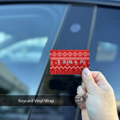 Fair Isle | NFC Key Card Wrap - Tesla Emblems