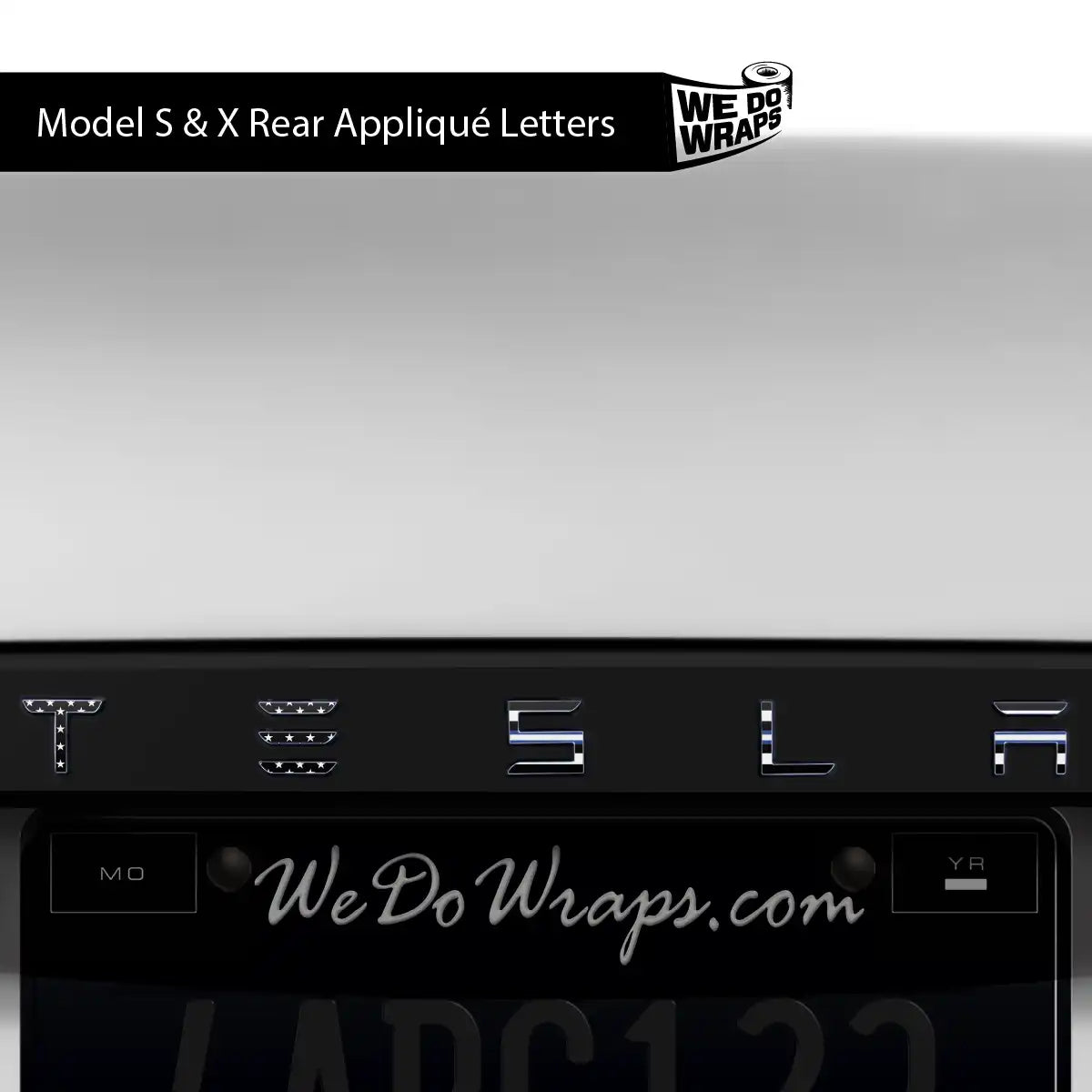 First Responders EMS Tesla Emblem Decals (Front + Back) | Model X - Tesla Emblems