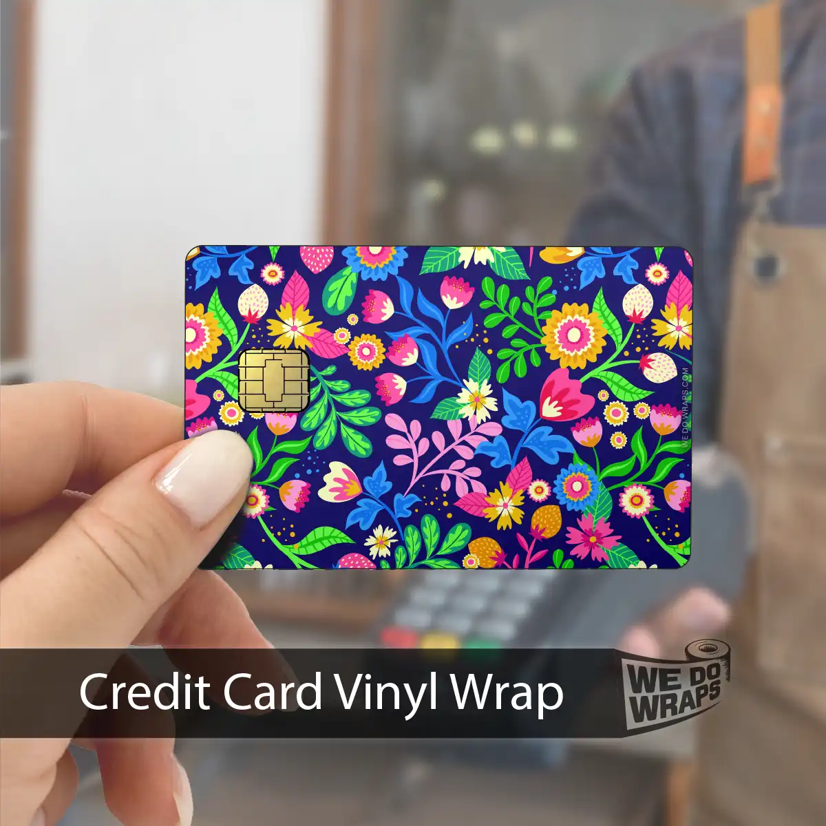 Floral Meadow | NFC Key Card Wrap - Tesla Emblems