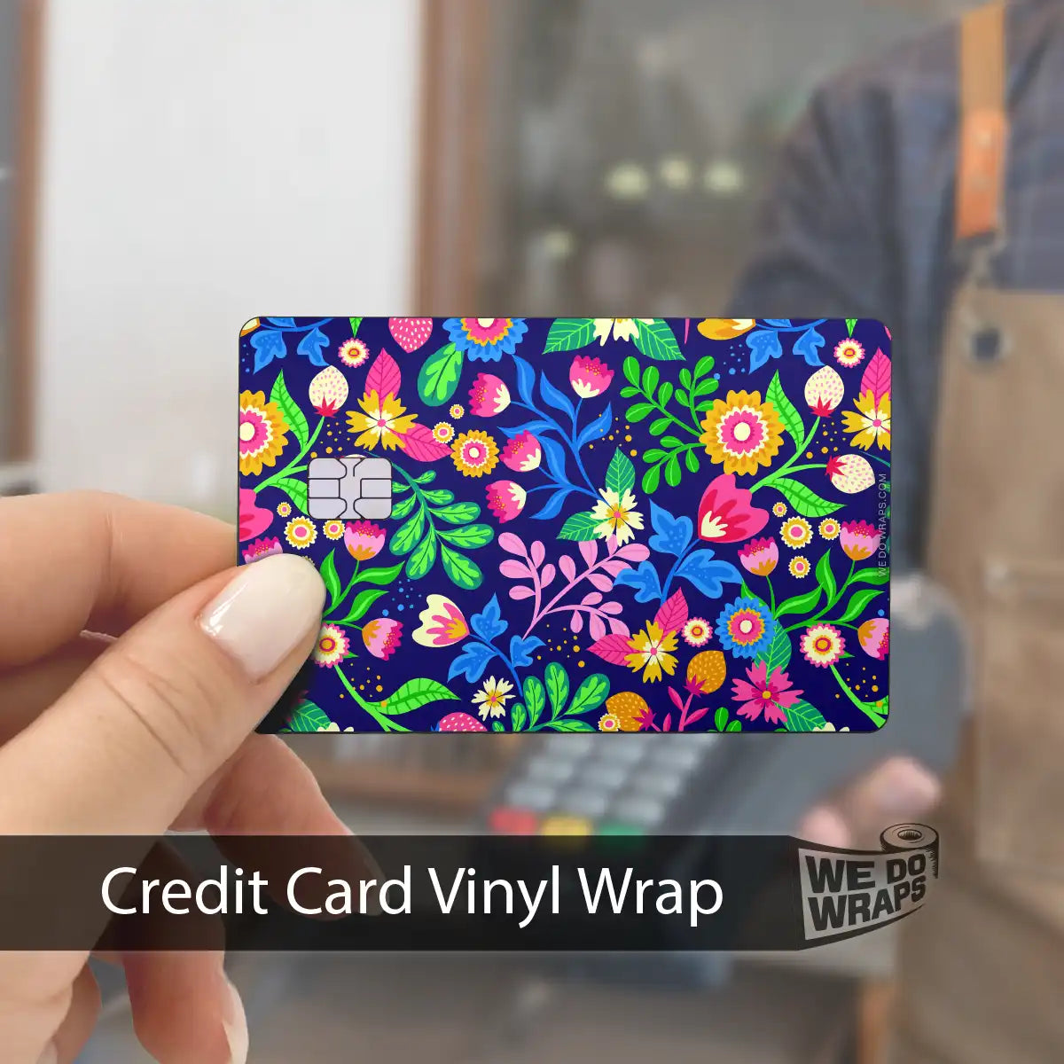 Floral Meadow | NFC Key Card Wrap - Tesla Emblems