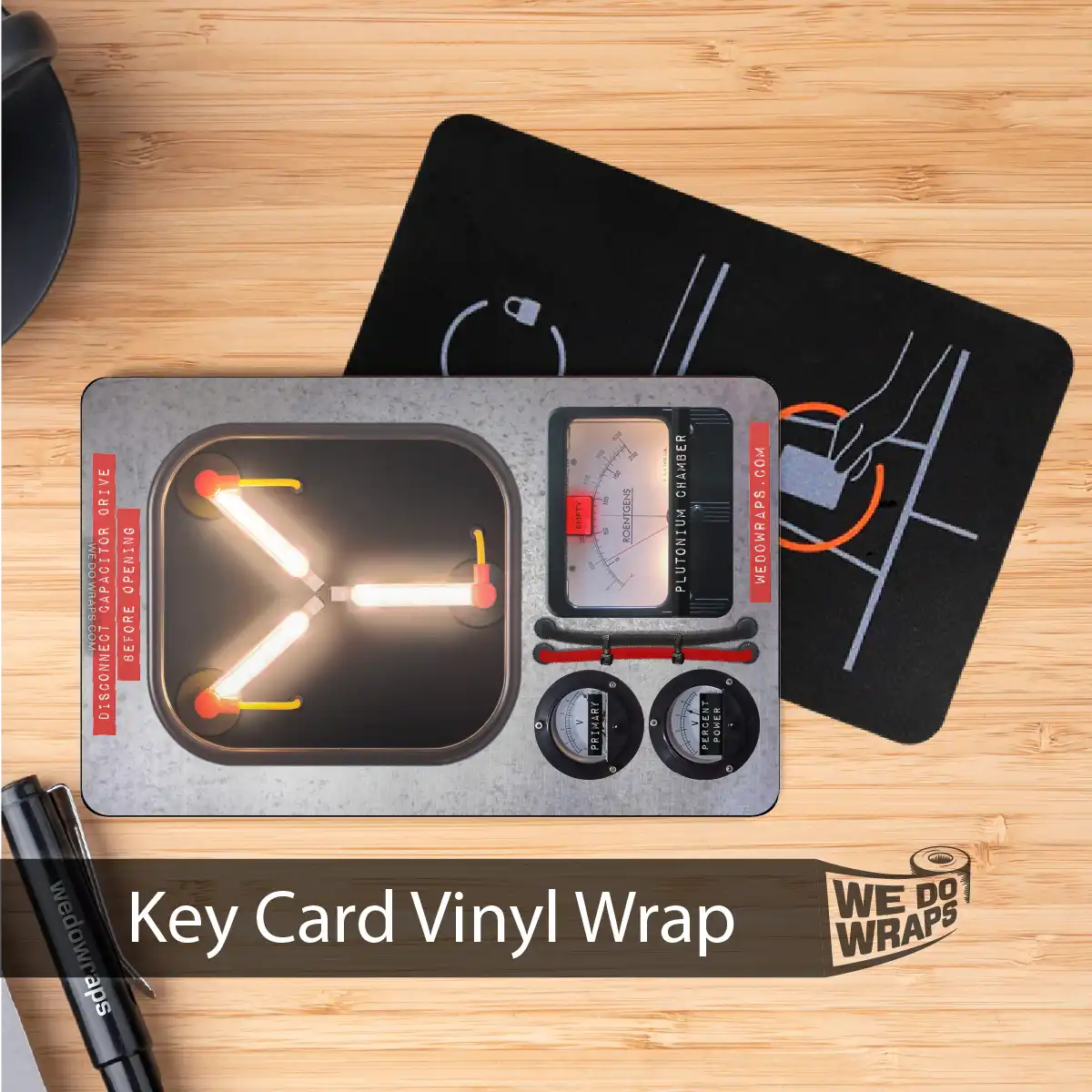Flux Capacitor | NFC Key Card Wrap - Tesla Emblems