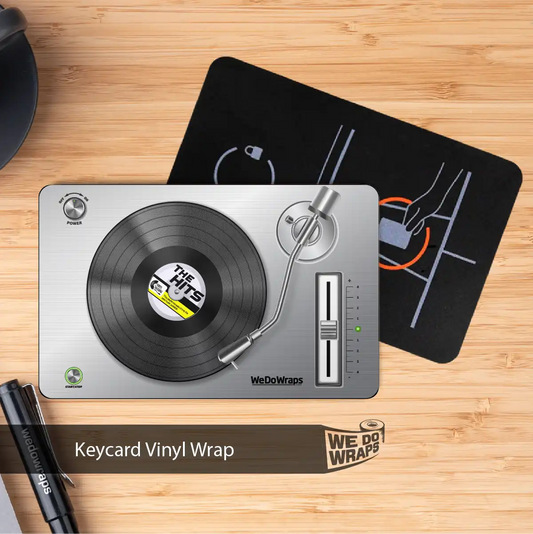 For The Record Keycard Decal - Tesla Emblems