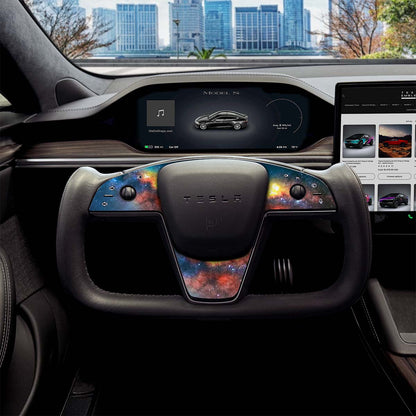 Galaxy Tesla Steering Wheel Trim Decal Kit (3pcs) | MX ’21-26