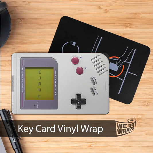Game Console | NFC Key Card Wrap - Tesla Emblems
