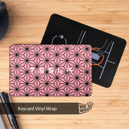 Geometric Hex | NFC Key Card Wrap - Tesla Emblems
