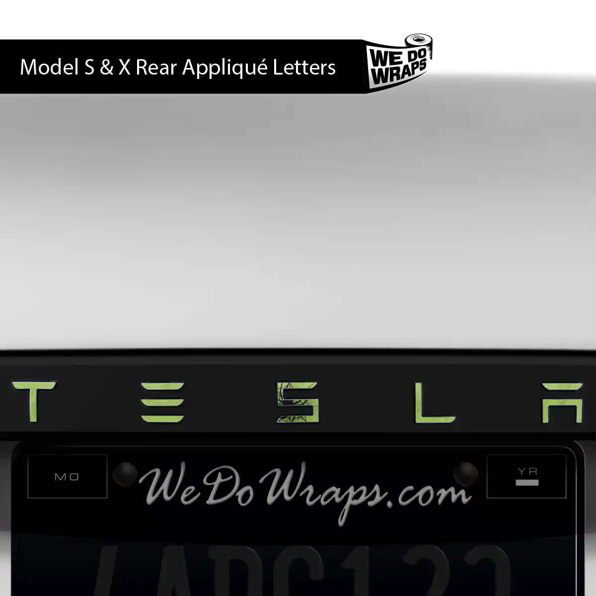 Acid Arachnid Tesla Emblem Decals (Front + Back) | Model X