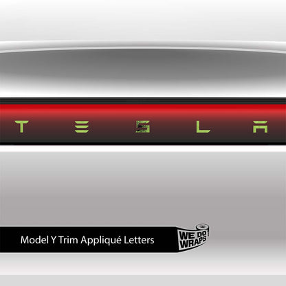 Acid Arachnid Tesla Emblem Decals (Front + Back) | Model Y