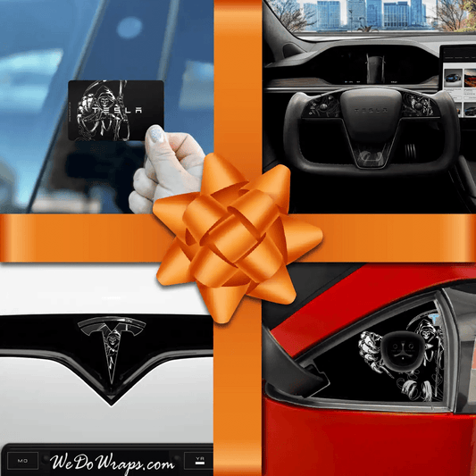 Holiday Bundle Grim Reaper Tesla Wrap Kit | Model S - Tesla Emblems