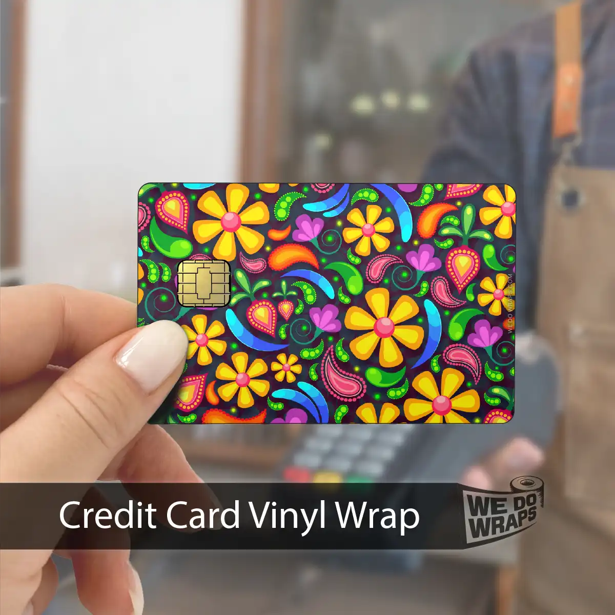 Groovy Bloom | NFC Key Card Wrap - Tesla Emblems
