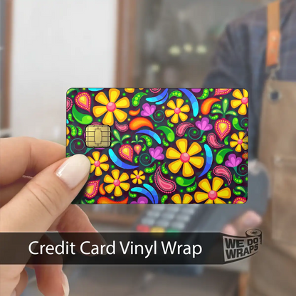 Groovy Bloom | NFC Key Card Wrap - Tesla Emblems