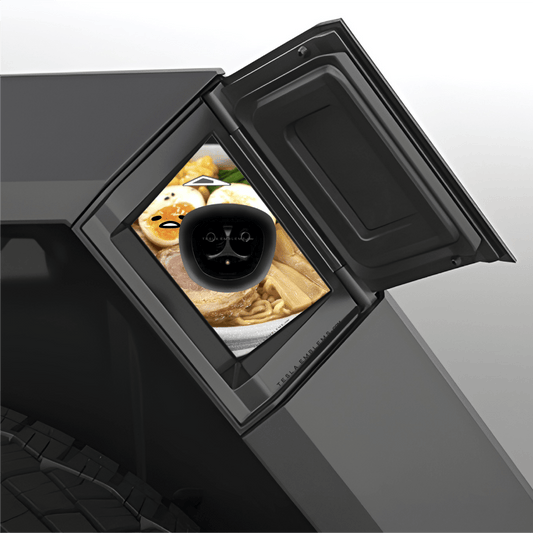 Gudetama Tesla Charge Port Wrap - Tesla Emblems