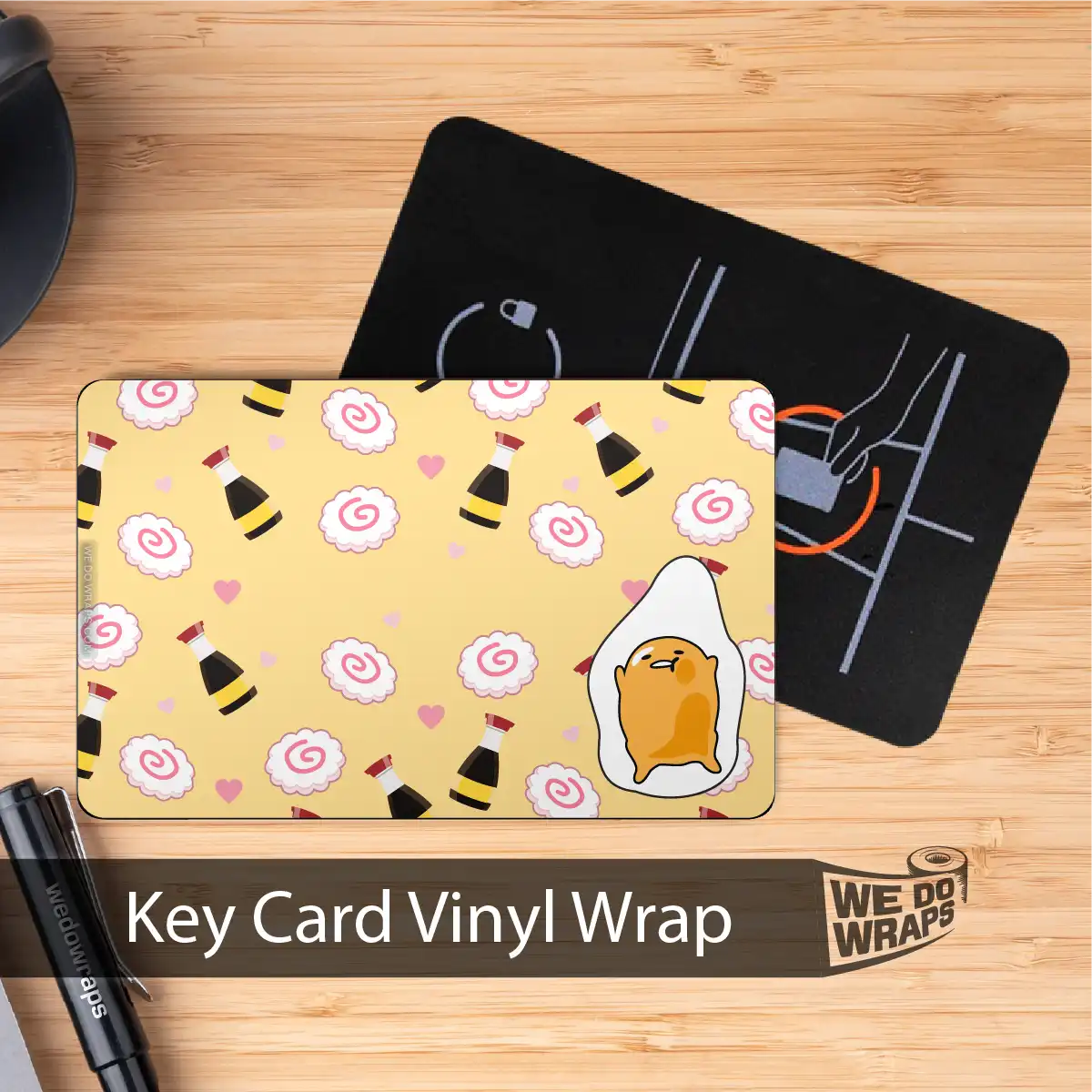 Gudetama | NFC Key Card Wrap - Tesla Emblems