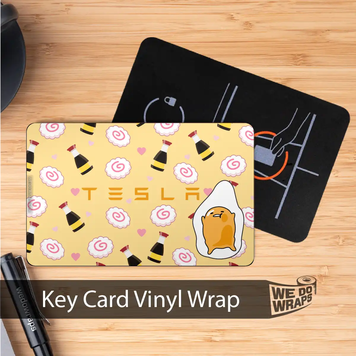 Gudetama | NFC Key Card Wrap - Tesla Emblems