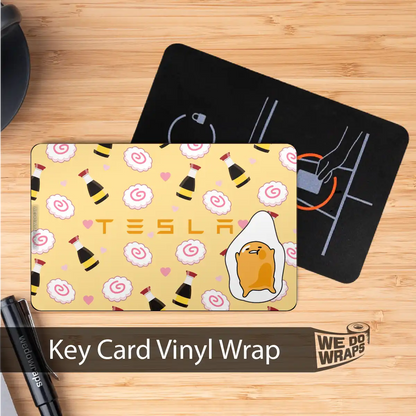 Gudetama | NFC Key Card Wrap - Tesla Emblems