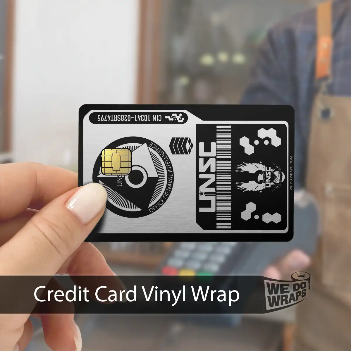 Halo UNSC Access ID | NFC Key Card Wrap - Tesla Emblems