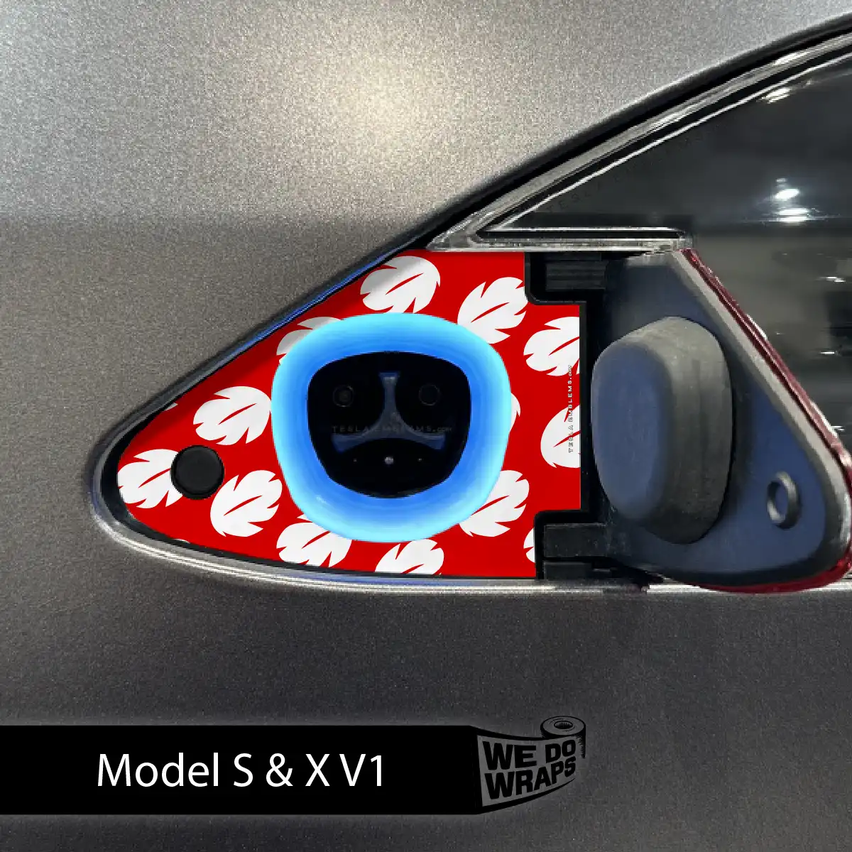 Hawaiian Tesla Charge Port Wrap | Model S