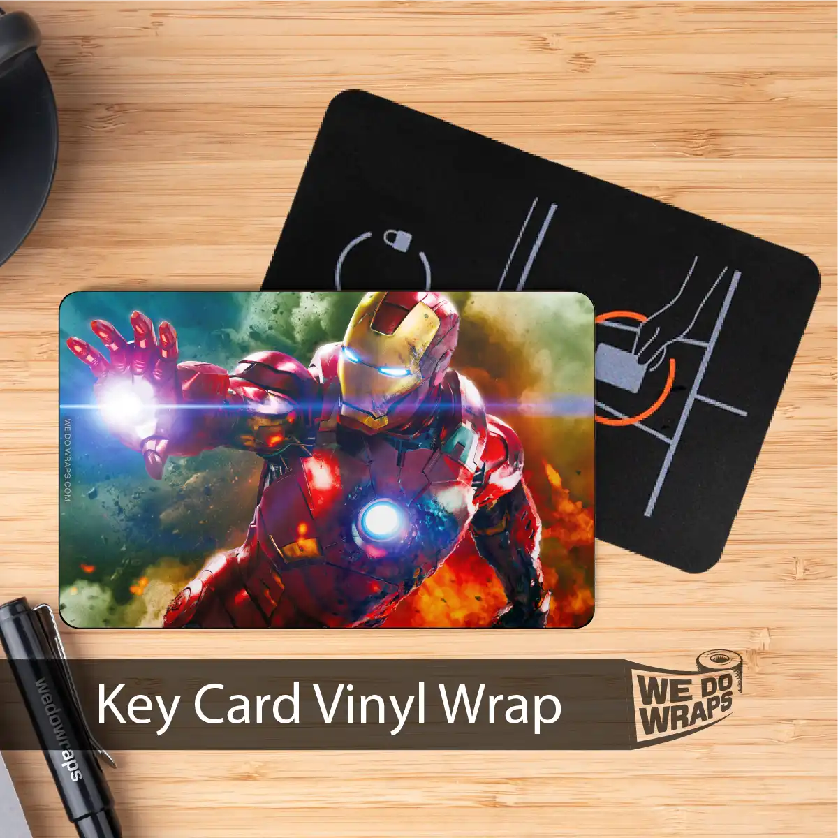 Iron Man | NFC Key Card Wrap - Tesla Emblems