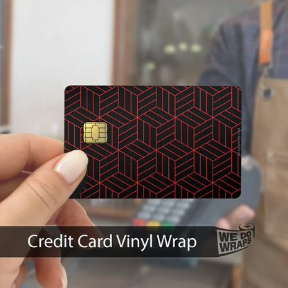 Isometric 3D Pattern | NFC Key Card Wrap - Tesla Emblems