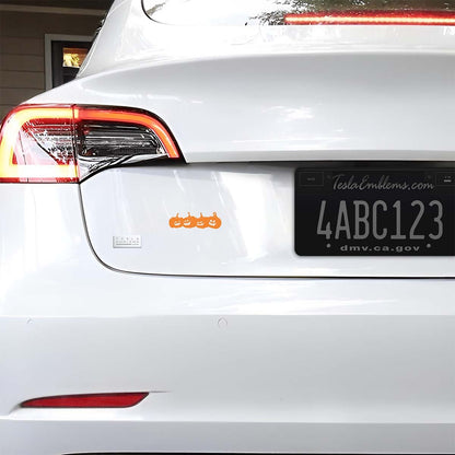Jack - O' - Lanterns Vinyl Decal Sticker - Tesla Emblems
