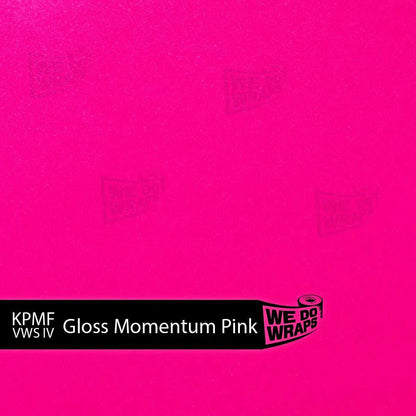 KPMF Gloss Momentum Pink Tesla Emblem Decals (Front + Back) | Model 3 - Tesla Emblems