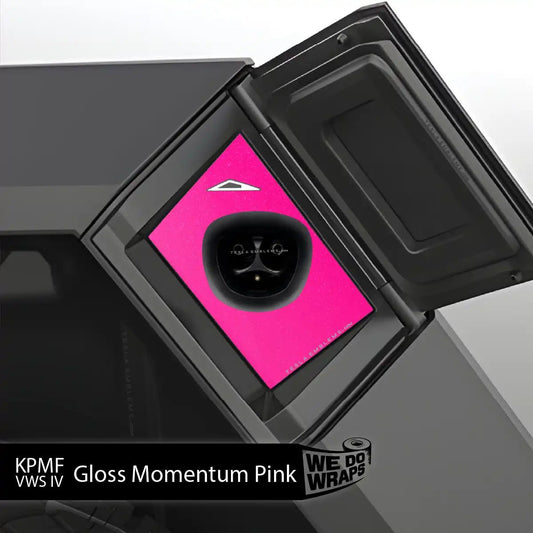 KPMF Gloss Momentum Pink Tesla Charge Port Wrap | Cybertruck - Tesla Emblems