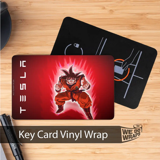 Kaioken Goku | NFC Key Card Wrap - Tesla Emblems