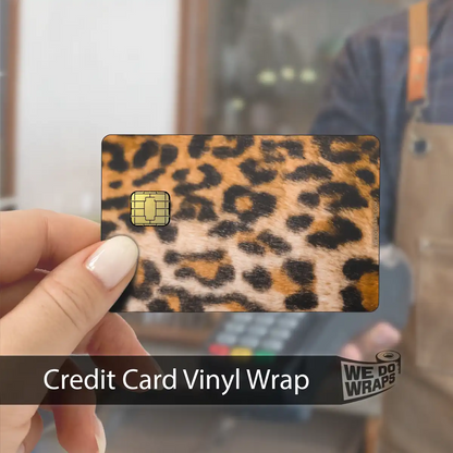 King Cheetah Fur | NFC Key Card Wrap - Tesla Emblems