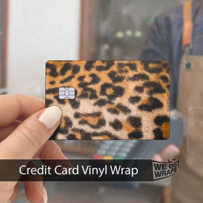King Cheetah Fur | NFC Key Card Wrap - Tesla Emblems