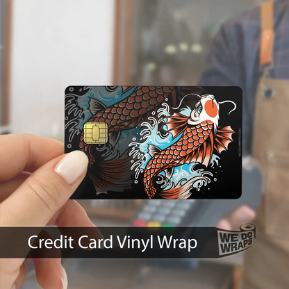 Koi Tattoo Art | NFC Key Card Wrap - Tesla Emblems