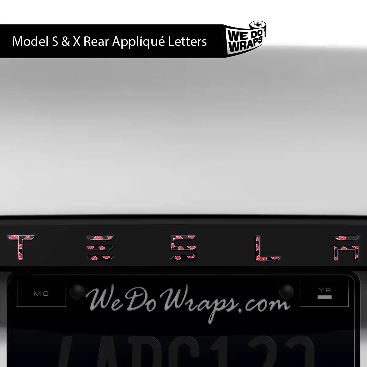 Kumo Clouds Tesla Emblem Decals (Front + Back) | Model S - Tesla Emblems