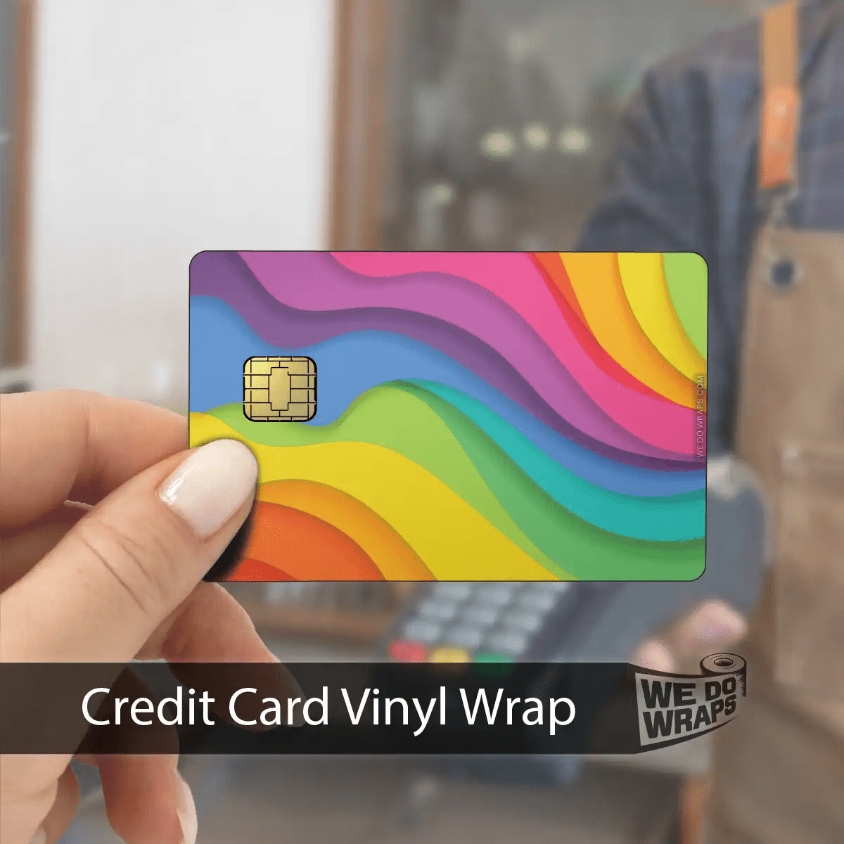 Layered Rainbow | NFC Key Card Wrap - Tesla Emblems