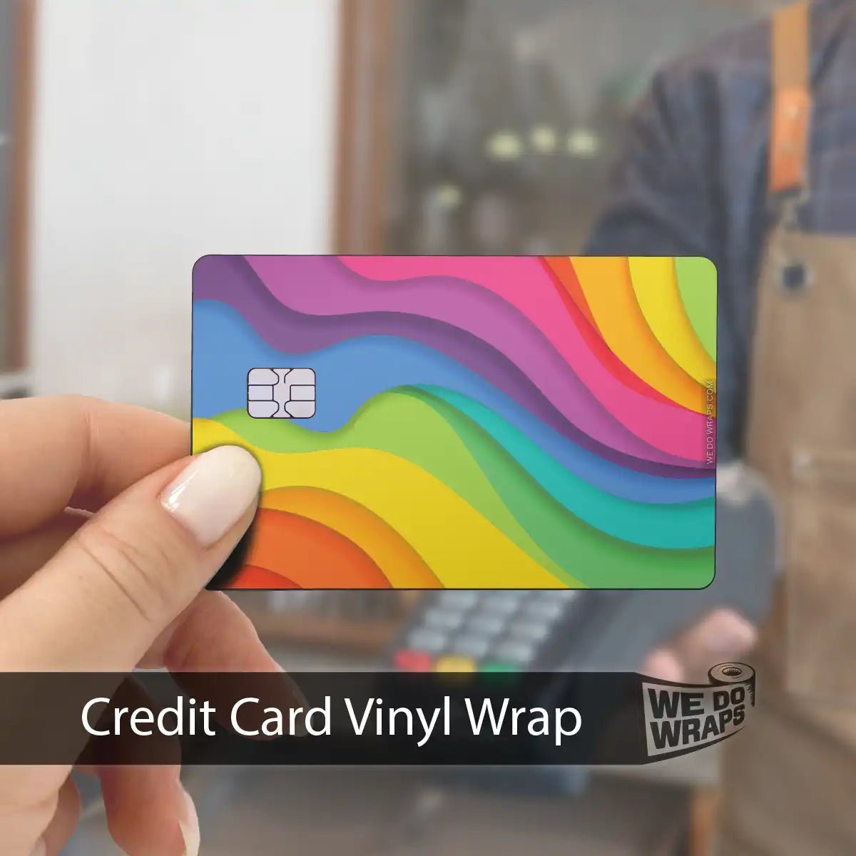 Layered Rainbow | NFC Key Card Wrap - Tesla Emblems
