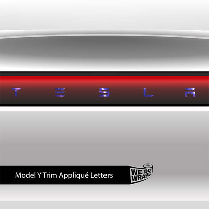Lightning Tesla Emblem Decals (Front + Back) | Model Y - Tesla Emblems