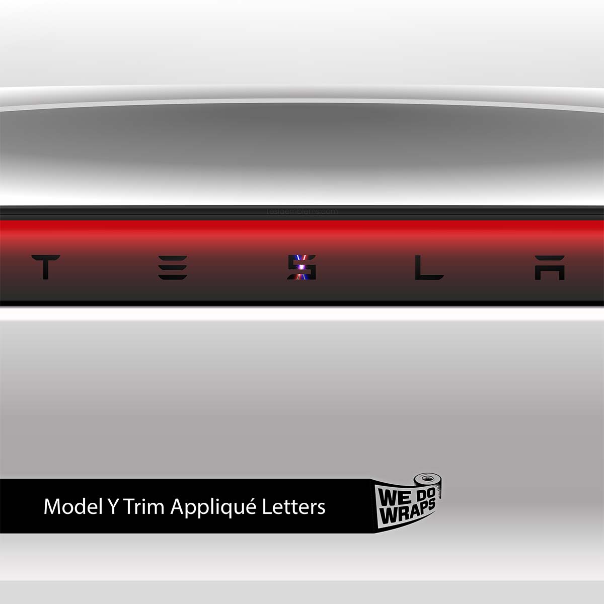 Laser Sword Clash Tesla Emblem Decals (Front + Back) | Model Y - Tesla Emblems