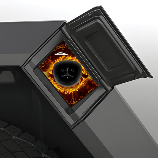 Lord of the Rings Tesla Charge Port Wrap - Tesla Emblems