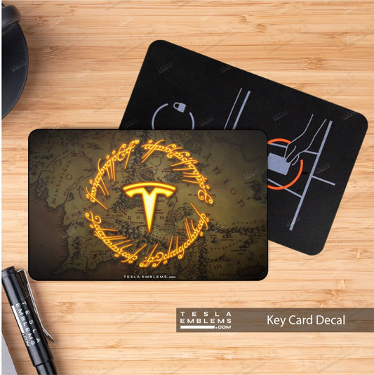 Lord of the Rings NFC Keycard Decal - Tesla Emblems