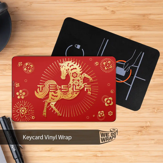 Year of the Horse | NFC Key Card Wrap - Tesla Emblems
