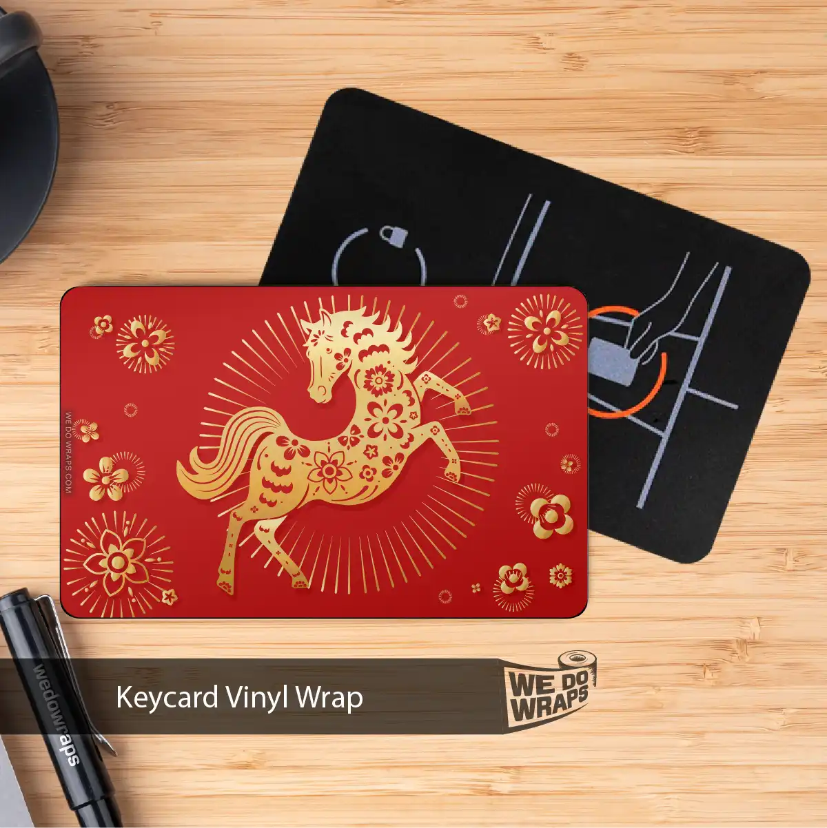 Year of the Horse | NFC Key Card Wrap - Tesla Emblems