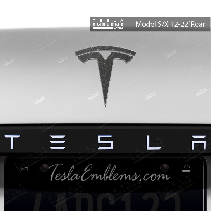 2017-2024 Fit FOR Tesla Model 3 4D Fastback DTO Front Grille Sticker Matte  Black